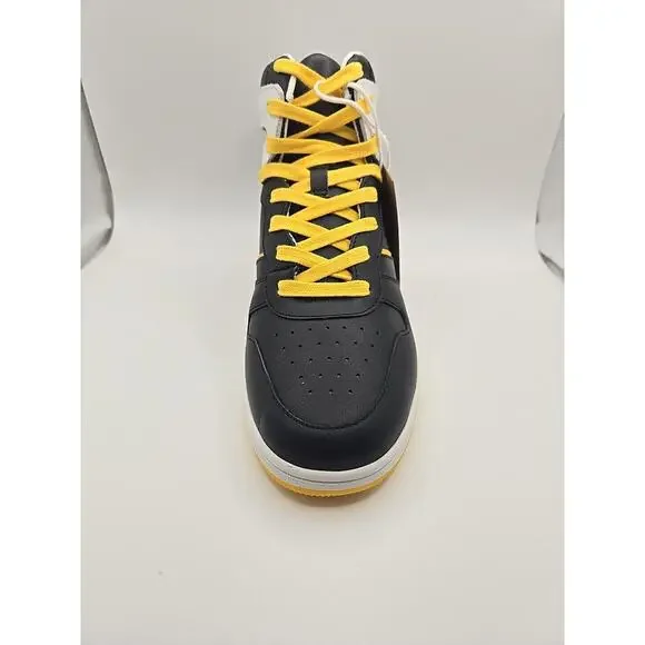 Official Program CTM-40 Mens High Top Sneakers Black Yellow Shoes US 9 NEW